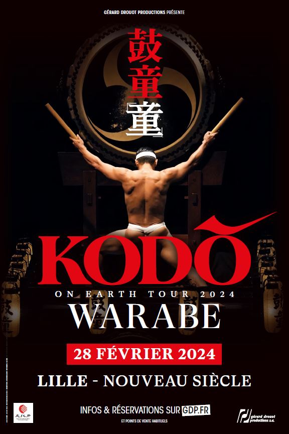 KODO, One earth tour 2024 Warabe Le Nouveau Siècle Site officiel